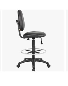 lot 46753 image: Boss Office Products Ergonomic Works Drafting Chair, Black