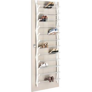 lot 46757 image: Whitmor Over The Door 36-Pair Shoe Rack