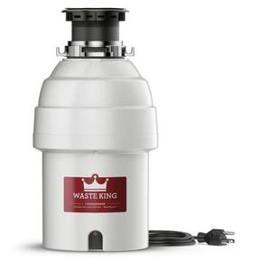 lot 3306 image: Waste King L-8000 Ez-Mount System 1 Hp 2800 Rpm Continuous Feed Garbage Disposal Jam