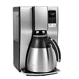 lot 1661 image: Mr. Coffee 10 Cup Thermal Programmable Coffeemaker, Stainless Steel (B08MX4XG97), 9 x 14