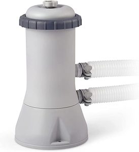 lot 1662 image: Intex Pool Filter Pump, Grey, 7 x 14 H
