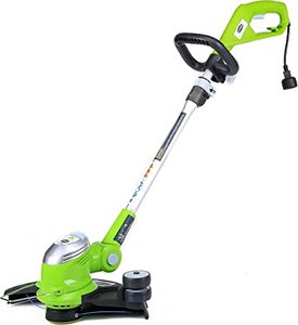 lot 1667 image: Green Works Electric String Trimmer, 15, Green
