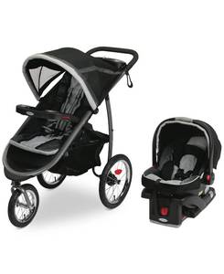 lot 8220 image: Graco FastAction Fold Jogger Click Connect Travel System - Retail $329.99