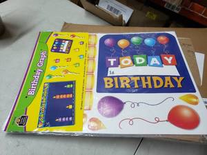 lot 8245 image: Birthday Graph 80 Pieces