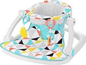 lot 1739 image: Fisher-Price Sit-Me-Up Floor Seat, Windmill