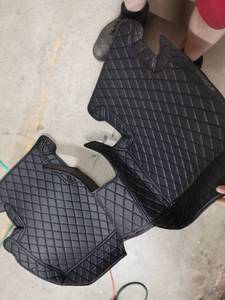 lot 1744 image: 3 Grey And Black Car Floor Mats, 29 x 51 & 32 x 2