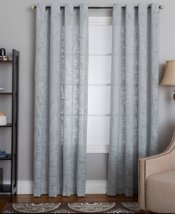 lot 2251 image: Miller Curtains Morris 50 x 95 Textured Window Panel