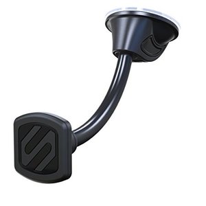 lot 3320 image: SCOSCHE MAGWDMB MagicMount Magnetic Suction Cup Mount Holder for Mobile Devices in Frustration Free Packaging Black
