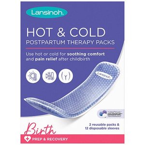 lot 3325 image: Lansinoh Hot and Cold Pads for Postpartum Essentials, Purple, 2 Count Postpartum Pads (B094DLLRJ4)