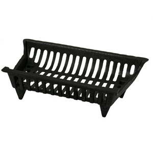 lot 8233 image: Pleasant Hearth CG18 18 Cast Iron Grate for Firewood