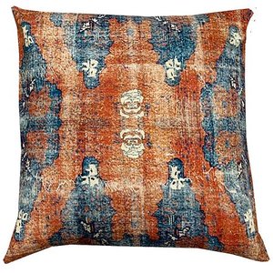 lot 8257 image: Rani Block Printed Throw Pillow by the Inspiring Home 18x18