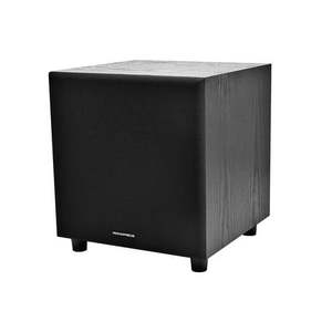 lot 8261 image: Monoprice 8 Inch 60-Watt Powered Subwoofer - Black
