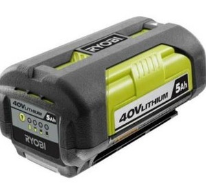 lot 8263 image: Ryobi OP4050A 40-Volt Lithium-Ion 5 Ah High Capacity Battery