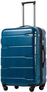 lot 3289 image: Coolife 20 Carry On Luggage Blue