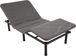 lot 3273 image: Amazonbasics Adjustable Bed Base With No Massage - Twin XL - Retail $345.99