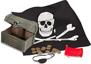 lot 12937 image: Melissa And Doug Pirate Treasure Chest Kit