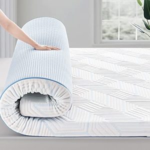 lot 12944 image: Bed Story 4 Inch Memory Foam Mattress Topper, Full
