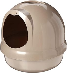 lot 12982 image: PetMate Litter Dome Litter Box, Brown