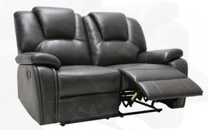 lot 12960 image: Global United Motion Loveseat, Brown