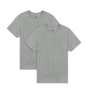 lot 1709 image: Fruit of the Loom Grey Shirt 2 Pack