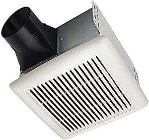 lot 1748 image: Broan Flex Series 110 CFM Ceiling Roomside Installation Bathroom Exhaust Fan, 11 x 9.5, Untested