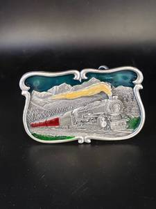 lot 1641 image: 1984 railroad belt buckle