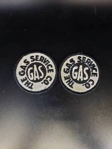 lot 1647 image: pair The Gas Service patches