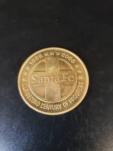 lot 1669 image: 1968 Santa Fe Second Century Coin