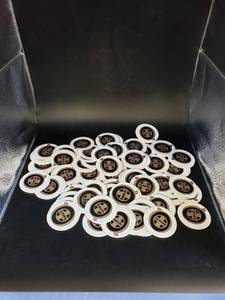 lot 1677 image: lot of Santa Fe stickers approx. 250