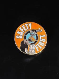 lot 1699 image: 2008 Safety First Railroad Lapel pin