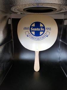 lot 1758 image: Santa Fe hand fan