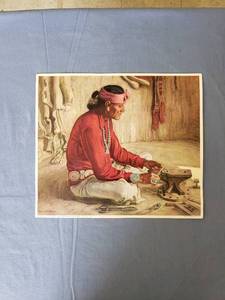lot 1762 image: 1960 Santa Fe lithograph print