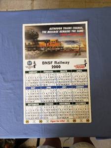 lot 1765 image: 2000 BNSF wall calendar