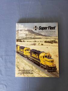 lot 1772 image: 1994 Santa Fe official railway guide book