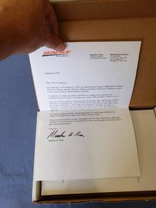lot 1773 image: Leaders Count Story of BNSF Railway factory sealed