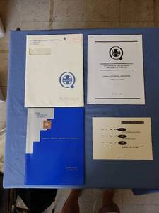 lot 1778 image: 1992 Santa Fe service awards program paperwork