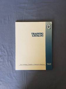 lot 1779 image: 1993-94 Santa Fe training catalog
