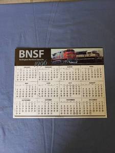 lot 1787 image: 1996 BNSF calendar