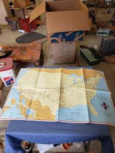 lot 1792 image: Santa Fe map 20 x 31 two sided