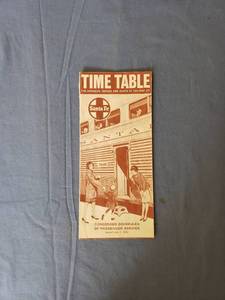 lot 1815 image: 1970 Santa Fe time table