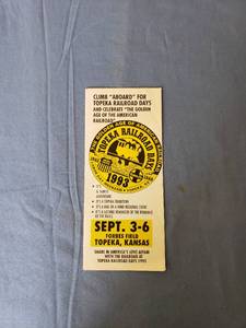 lot 1816 image: 1993 Union PacificSanta Fe railroad days pamphlet