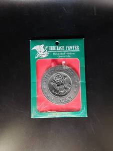 lot 1831 image: U.S. Army pewter ornament factory sealed