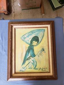 lot 1868 image: De Grazia My First Horse painting