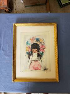 lot 1869 image: 1964 De Grazia little girl