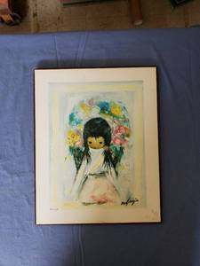 lot 1875 image: De Grazia little girl print