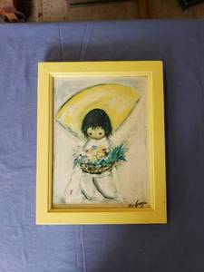 lot 1877 image: De Grazia Flower Boy painting