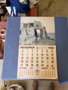 lot 1885 image: Santa Fe 1993 calendar