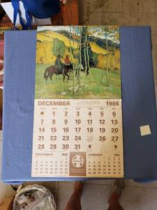 lot 1891 image: 1987 Santa Fe calendar