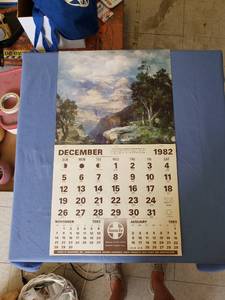 lot 1895 image: 1983 Santa Fe calendar