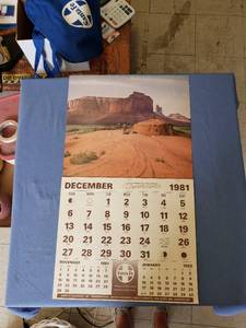 lot 1896 image: 1982 Santa Fe calendar